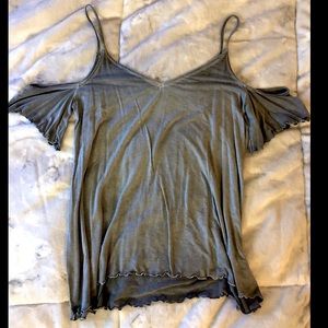 American Eagle Open Shoulder Shirt